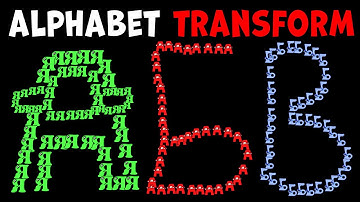 Russian Alphabet Lore Snakes transform Letters (A-Я)