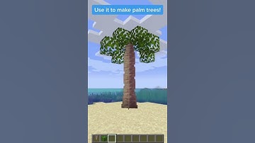*NEW* Dripstone Palm Trees In Minecraft #Shorts