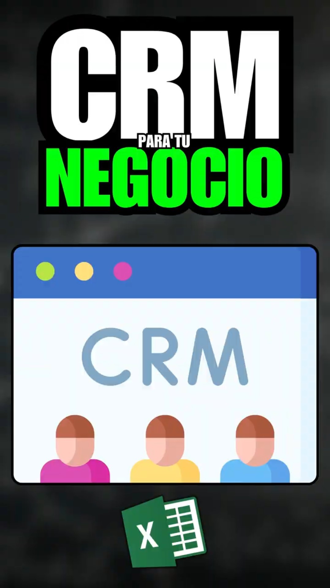 La plantilla de CRM en un minuto