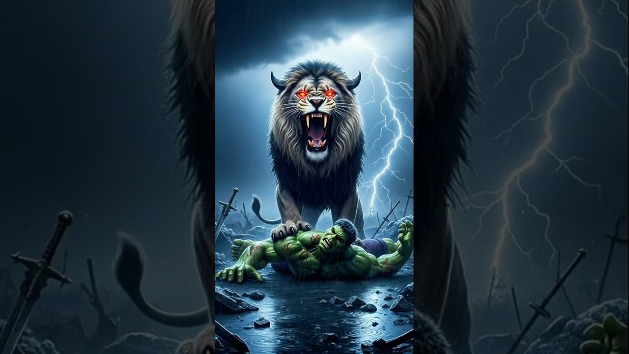 Hulk vs جہنم کا شیر 😱 | Horror Fight That Shook the Village | 