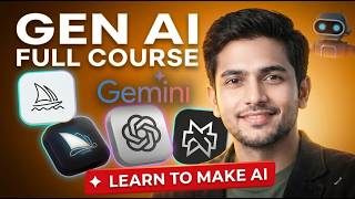 🚀Generative AI Full Course: LLM Foundations & LangChain Fundamentals (Beginner to Advanced)