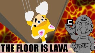 9 Designs for “The Floor is Lava” Levels in Super Mario Maker.