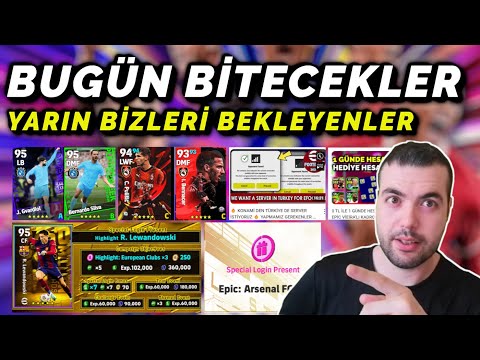 BUGÜN BİTECEKLER & YARIN BİZLERİ BEKLEYENLER👀TÜRKİYE İÇİN SERVER (EFOOTBALL 2024 MOBİLE/PS/PC/XBOX)