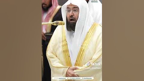 .تلاوة لمعالي الشيخ  أ.د.#عبدالرحمن_السديس  من صلاة العشاء 24 ربيع الآخر  1446هـ.