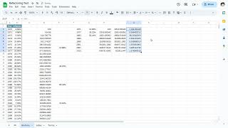 Example of code refactoring with spreadsheets (old)