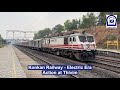 Konkan railway  the electric era  action at thivim