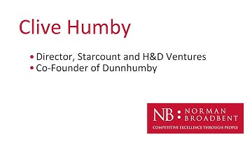 The Norman Broadbent Data Debate Speech from Clive Humby