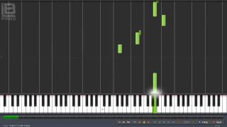 Video thumbnail of "Main Theme - The Walking Dead Piano Tutorial (Synthesia 100% - 50% Speed)"