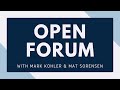OPEN FORUM SHOW - Answering difficult tax, legal & business questions