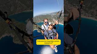 Yolcu bayılırsa ne olur? 🪂 #parasailing #babadağ #fethiye #ölüdeniz #mizah