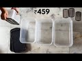 Plastic Boxes 📦 for Storage With Lid - Pooja &amp; Office Items, Baby Clothes &amp; Diaper Organizing Boxes