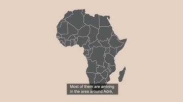 Sudanese refugees journey to Chad
