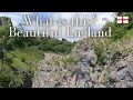 Americans in england  driving through cheddar gorge beautiful place