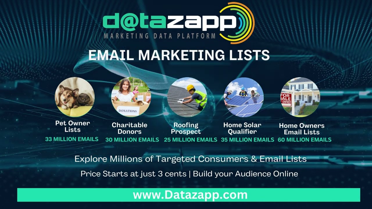 Email Marketing Lists | Datazapp