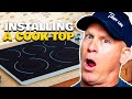 INSTALLING ELECTRIC COOKTOP.  DIY Range or Stove Top Installation Instructions.