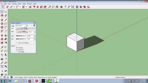 Google Sketchup Bangla Tutorial - Shadows Tool