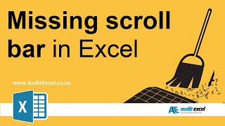 Excel Scroll Bar Missing
