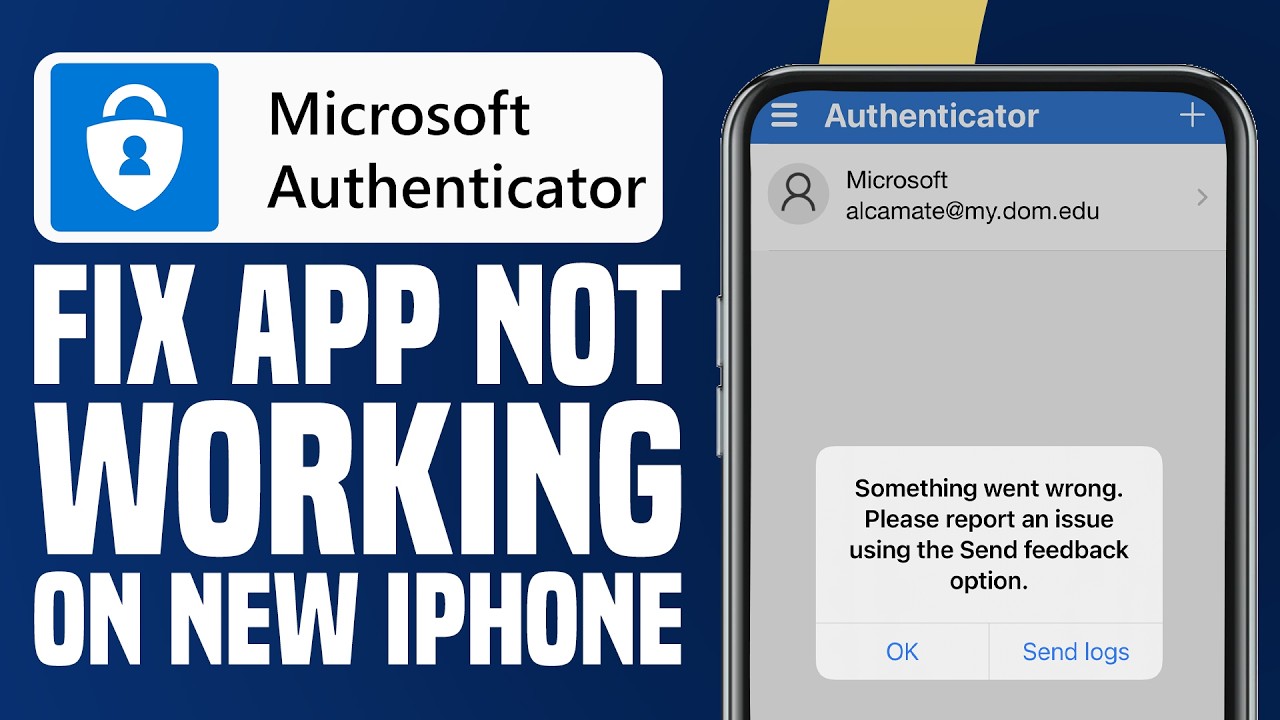 How To Fix Microsoft Authenticator App Not Working On New iPhone (Step ...