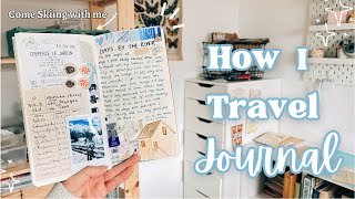 How To Travel Journal ✈️ Travel Journal With Me ✰ Tips & Tricks