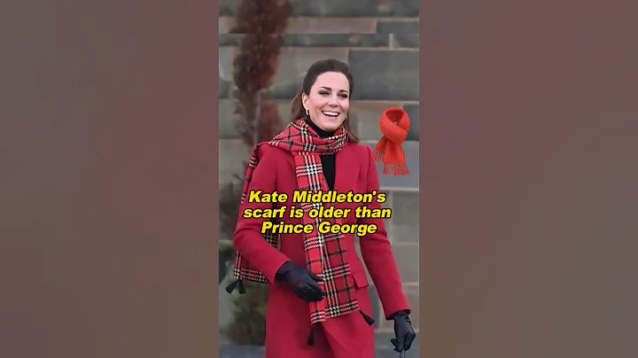Kate Middleton's scarf is older than Prince George #Camila #PrincessKate #royal