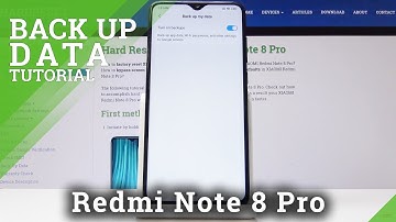 How to Enable Google Backup in XIAOMI Redmi Note 8 Pro - Create Backup Account