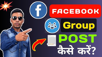 How To Create Group Post On Facebook | Post To Facebook Groups | How To Post  On Fb Groups
