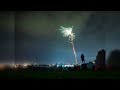 Fireworks over dundee as seen from the black watch wwii memorial