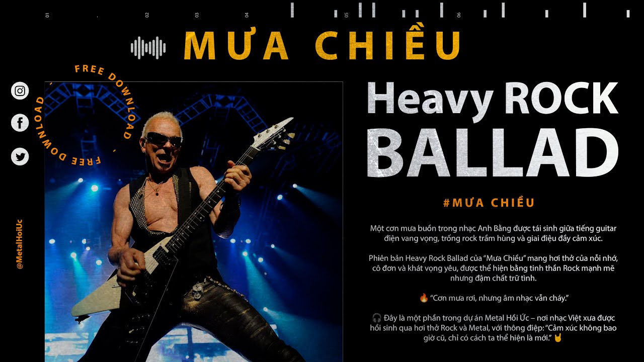 MƯA CHIỀU – Anh Bằng - Phiên bản Heavy Rock Ballad 