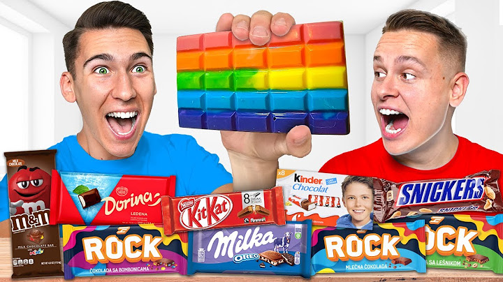 POMEŠAO SAM 100 ČOKOLADA!!