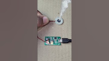 Ultrasonic Mist Maker Machine Test #MistMaker #AmazingGadget #MiniHumidifier