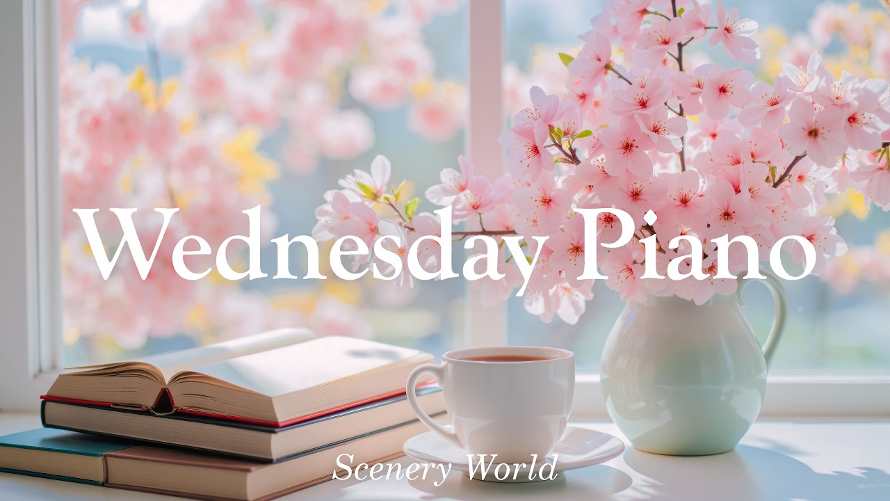 이번 봄 시작은 이 음악으로 🌸🎶 수요일에 듣기 완벽한 피아노 연주 모음 - Wednesday Piano | Scenery World