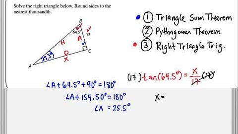 Right Trianlge Trig Review Part 5