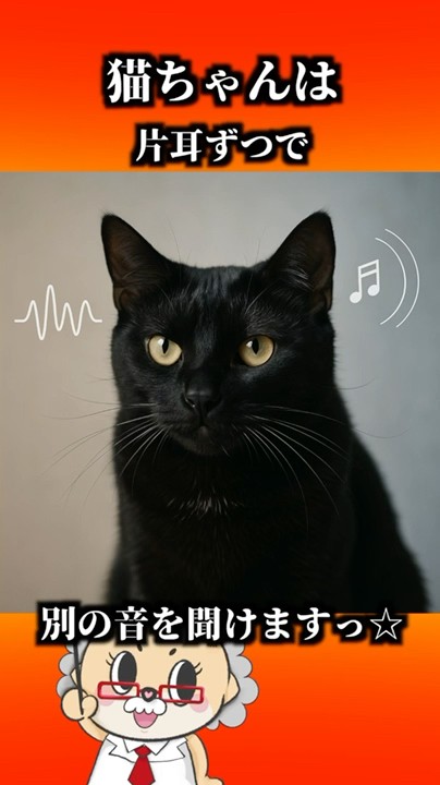 猫ちゃんのお耳は凄いですっ☆#猫のいる暮らし #猫のいる生活 #保護猫