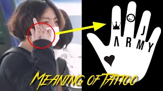 Secret Meanings in BTS Tattoos Why did they choose this  YouTube