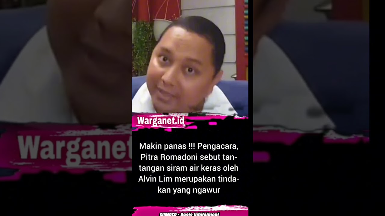 Gara gara Agus Alvin Lim kontra pitra romadoni