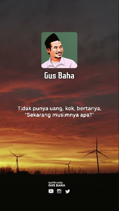 Solusi Kalau Kamu Merasa Hidup Sumpek - Story WA Gus Baha | Gus Baha 1 Menit
