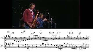 【Line for Lyons】Stan Gets & Chet Baker Duo(Transcription)inB♭