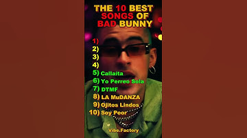 Thumbnail of 🔥 The 10 BEST Songs Of BAD BUNNY 🎧