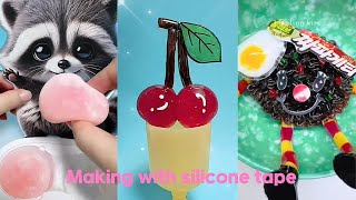 🌈😍💖말랑이 찰떡아이스 체리 짜파게티 만들기😁 Making soft ice cream, cherry, ramen siliconetape