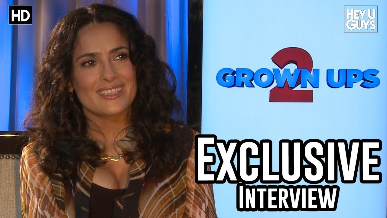 Salma Hayek - Grown Ups 2 Exclusive Interview