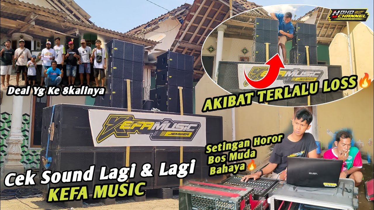 CEK SOUND KEFA MUSIC SETTINGAN HOROR BOS MUDA BAHAYA 🔥
