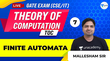 Theory of Computation (TOC) | Finite Automata | Lec 7 | GATE Computer Science Engineering