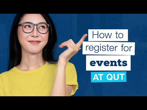 QUT: How To Register for Events