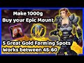 Wow classic gold farming guide  meilleurs endroits pour broyer de lor  obtenez de lor pour votre monture epic  1000g 