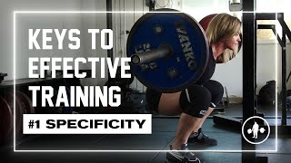 Keys to Effective Training | #1 Specificity #shorts