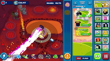 Bloons Adventure Time TD Supermonkey Sun God vs New Map Flame Kitchen Impoppable Mode