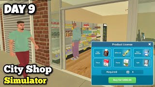 City Shop Simulator. Day 9. New Products Restork. #cityshopsimulator #gaming #mobilegame