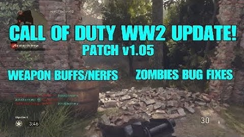 CALL OF DUTY WW2 UPDATE 1.05 (Call of Duty World War 2)