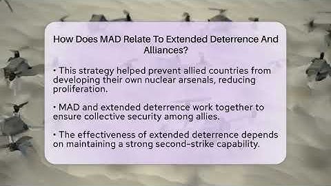 How Does MAD Relate To Extended Deterrence And Alliances? - Tactical Warfare Experts