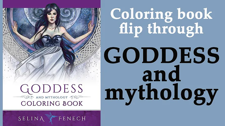 Coloring book flip through 'GODDESS and mythology'...